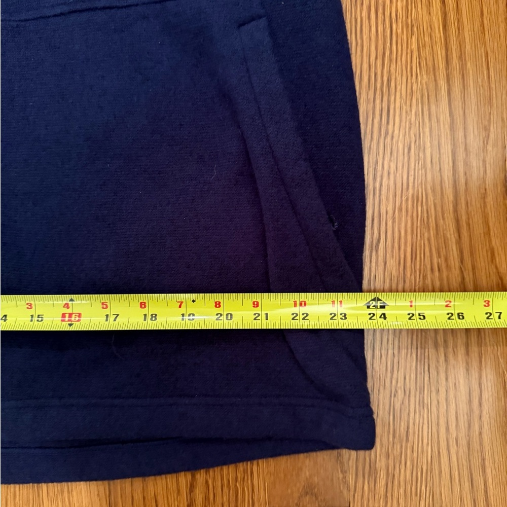 Men's Navy Blue Marmot fleece vest - Picture 5 of 8